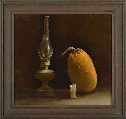 Автомеенко Валерий Викторович. Лампа, тыква и свеча 